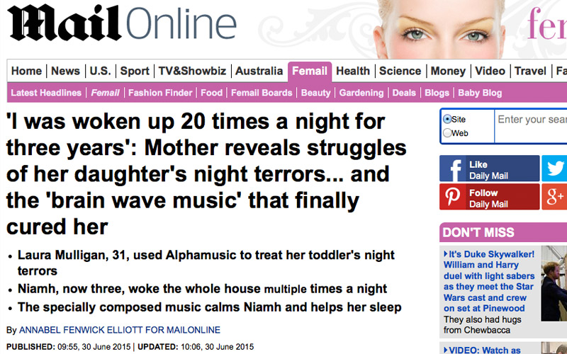 daily mail alphamusic